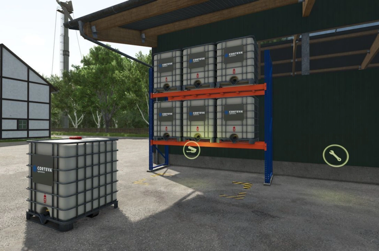 Складський стелаж для Farming Simulator 25