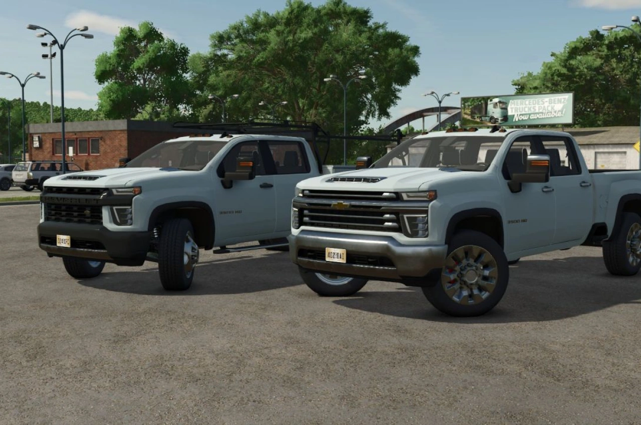 Автомобіль Chevrolet Silverado 3500 для Farming Simulator 25