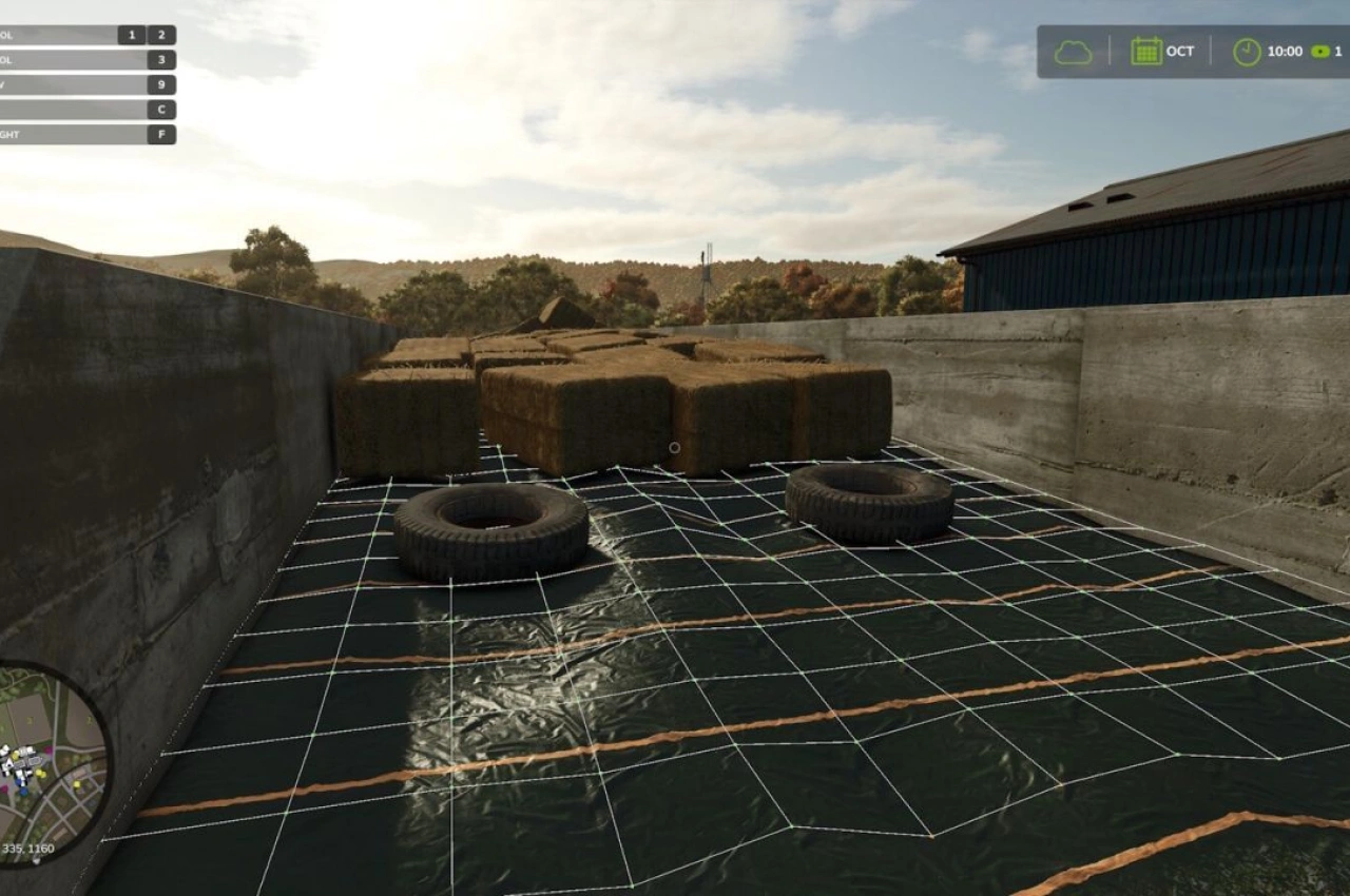 Мод для герметизації бункерів для Farming Simulator 25