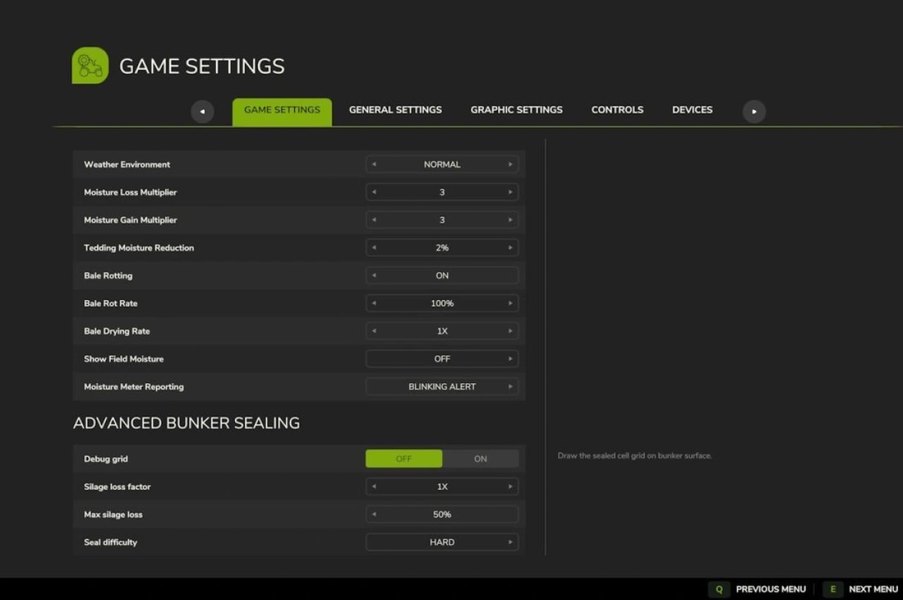 Мод для герметизації бункерів для Farming Simulator 25
