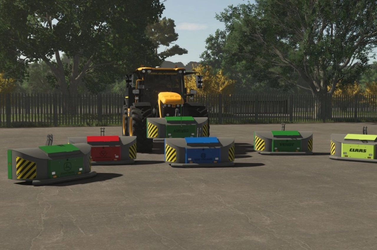 Вага Agriweld 1500kg для Farming Simulator 25