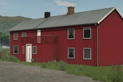 Atmosphärisches Baupaket Buildings Of Norway — Norwegische Bauernhöfe und Scheunen für FS25