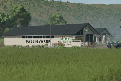 Atmosferyczny Pak Budynków Buildings Of Norway — Norweskie Farmy i Stodoły dla FS25 — 2