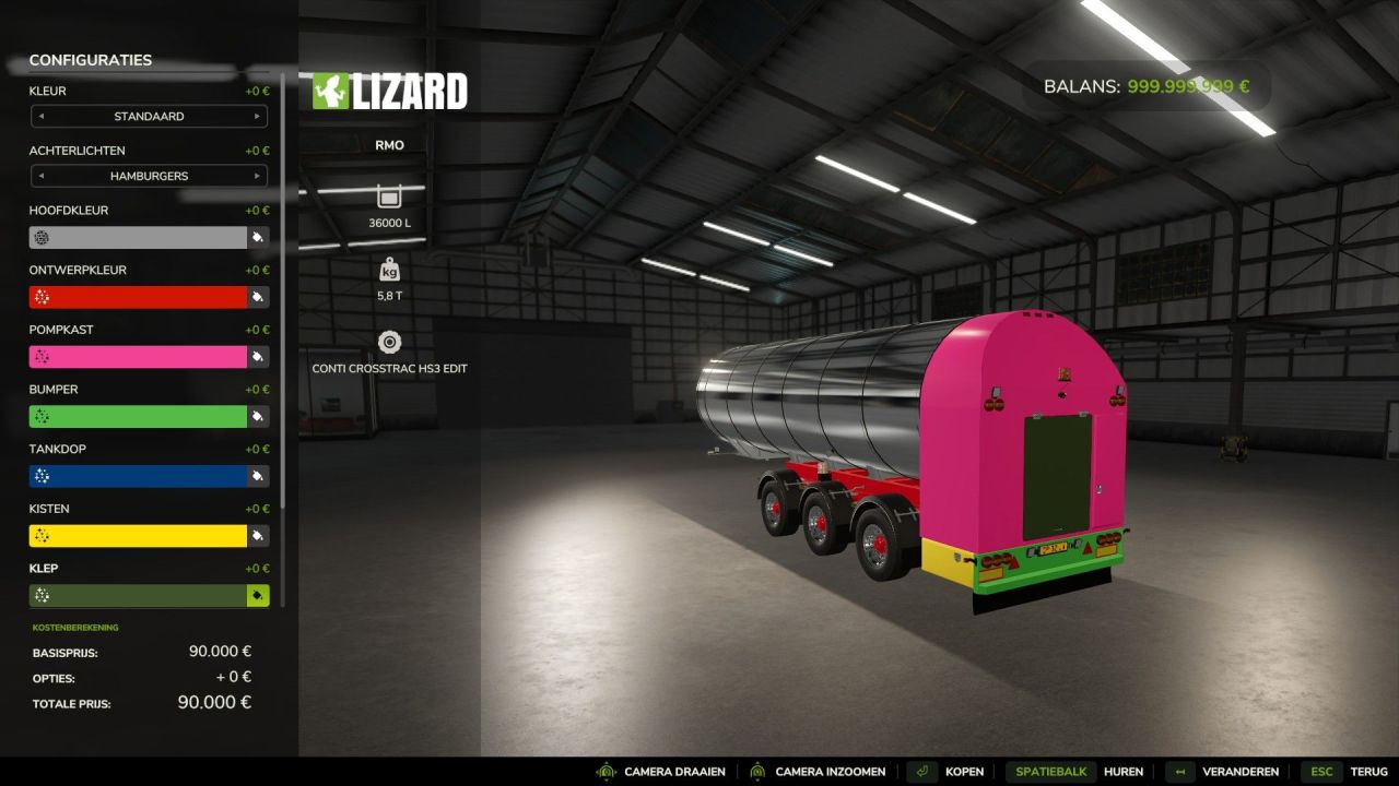 Причіп RMO для Farming Simulator 25