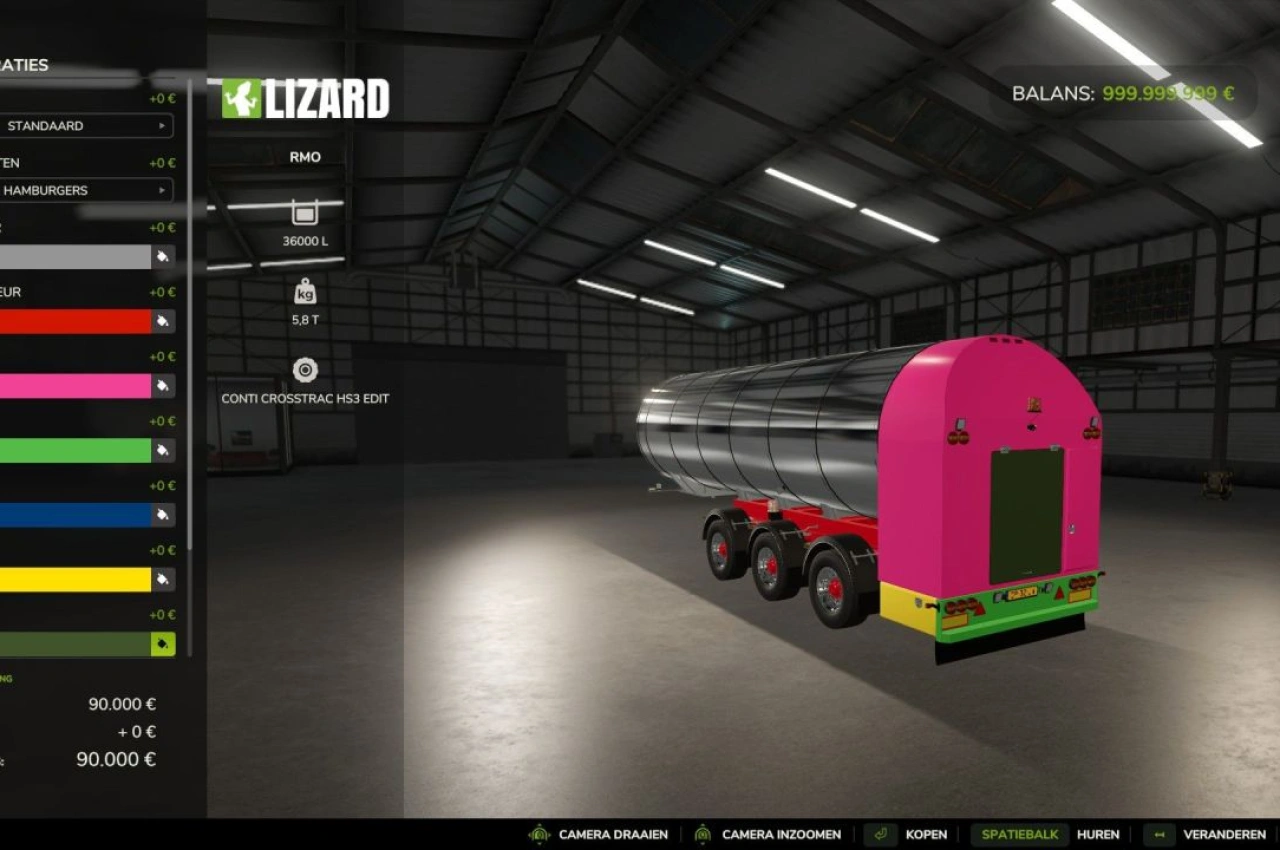 Причіп RMO для Farming Simulator 25