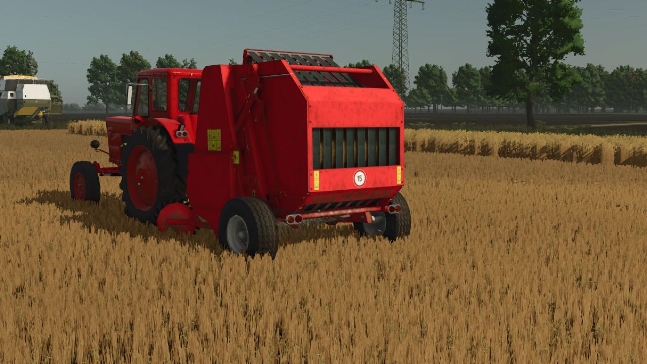 Прес-підбирач Hesston 5580 для Farming Simulator 25