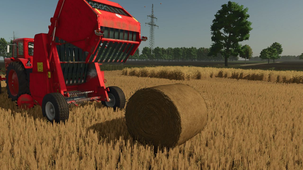 Прес-підбирач Hesston 5580 для Farming Simulator 25