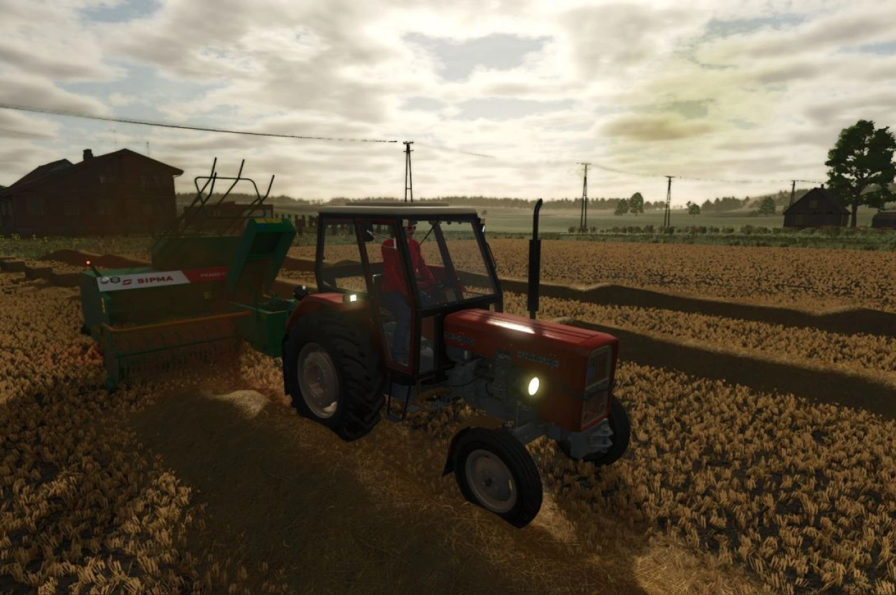 Прес-підбирач Sipma Z224/PK4000 для Farming Simulator 25