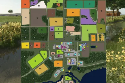 Атмосферна Карта Starbuck, MN — Реалістичні Поля та Виробництва для Farming Simulator 25 — 2