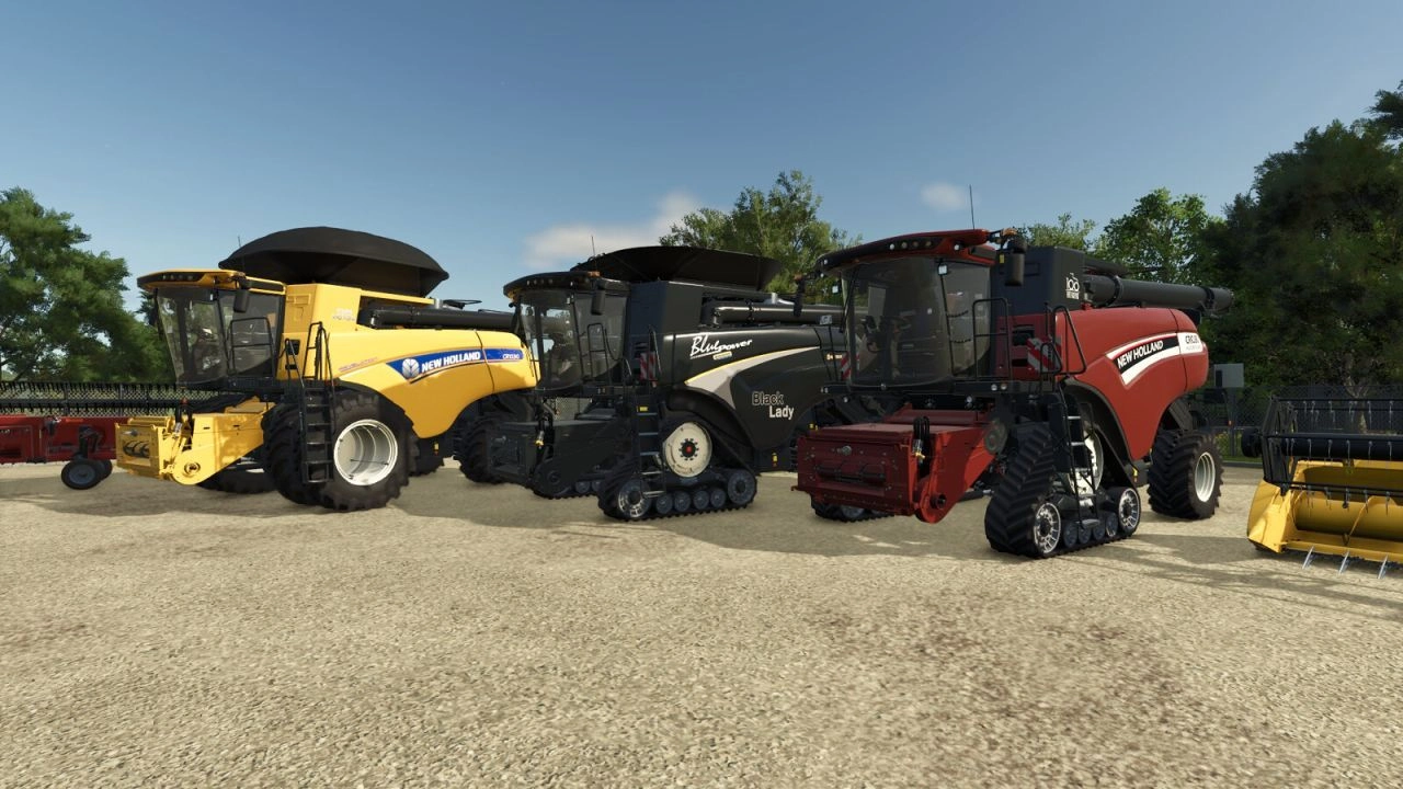 Комбайн New Holland CR10.90 The Collector Edition для Farming Simulator 25