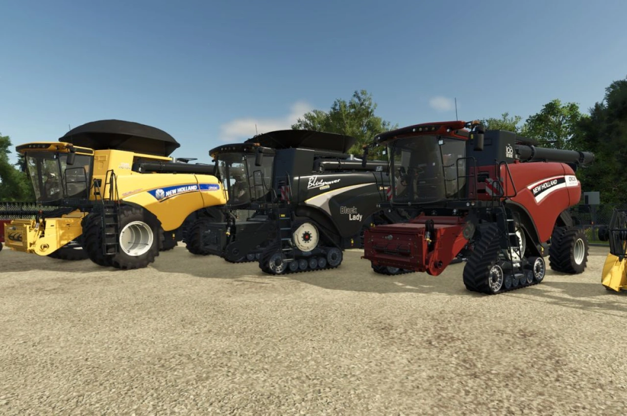 Комбайн New Holland CR10.90 The Collector Edition для Farming Simulator 25