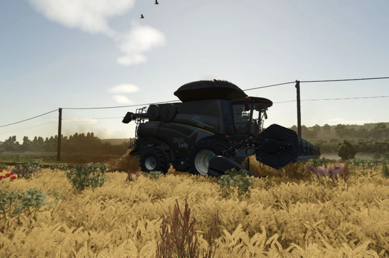 Комбайн New Holland CR10.90 The Collector Edition для Farming Simulator 25