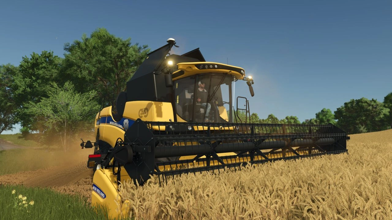 Комбайн New Holland CX 5.80 для Farming Simulator 25
