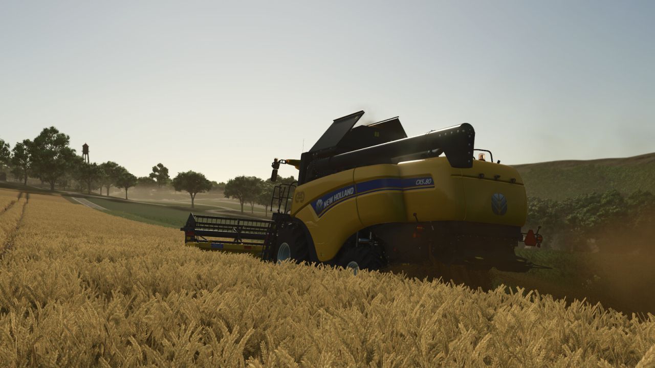 Комбайн New Holland CX 5.80 для Farming Simulator 25