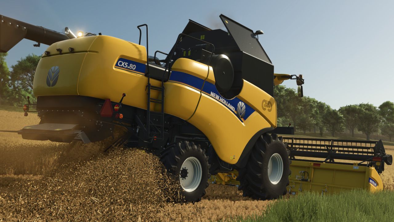 Комбайн New Holland CX 5.80 для Farming Simulator 25