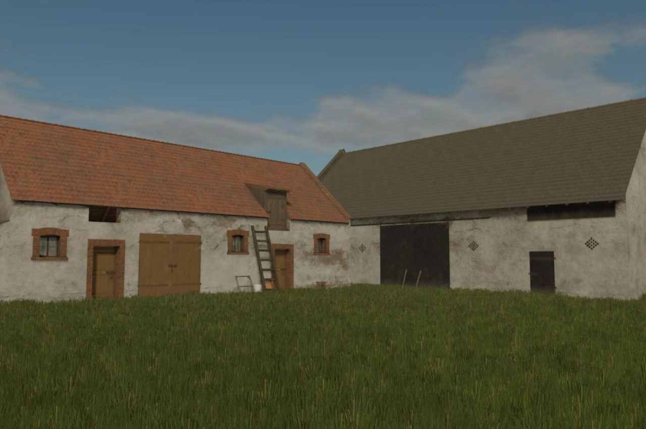 Стара хлів та корівник для Farming Simulator 25