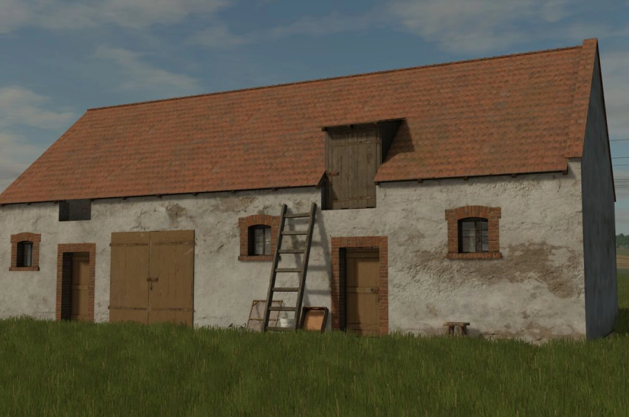 Стара хлів та корівник для Farming Simulator 25