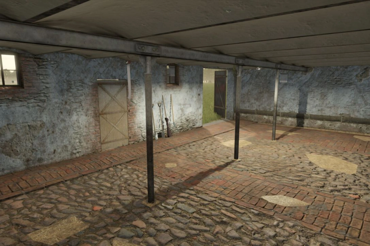 Стара хлів та корівник для Farming Simulator 25