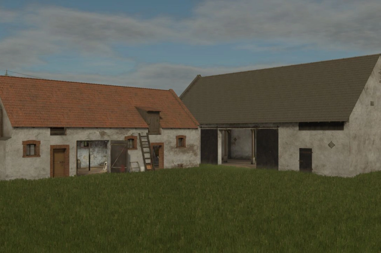 Стара хлів та корівник для Farming Simulator 25