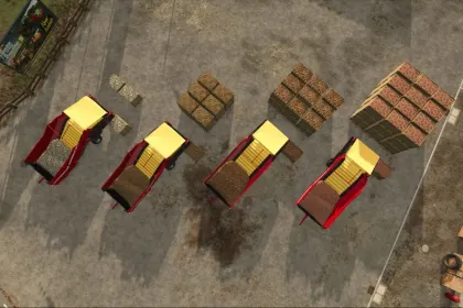 Ефективний Grimme Receiving Hopper з Автоматичним Складанням Палет для Farming Simulator 25 — 1