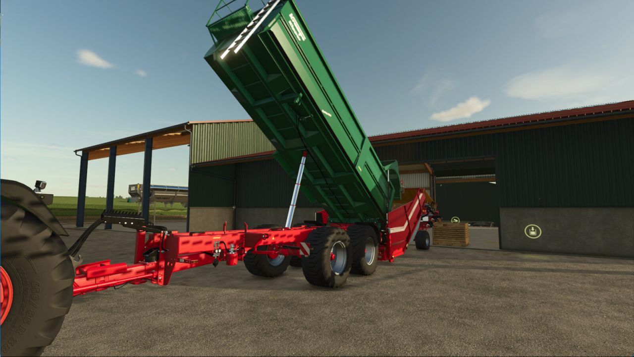 Ефективний Grimme Receiving Hopper з Автоматичним Складанням Палет для Farming Simulator 25