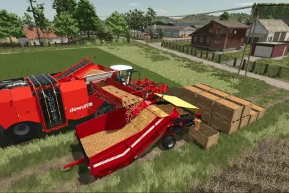 Ефективний Grimme Receiving Hopper з Автоматичним Складанням Палет для Farming Simulator 25 — 3