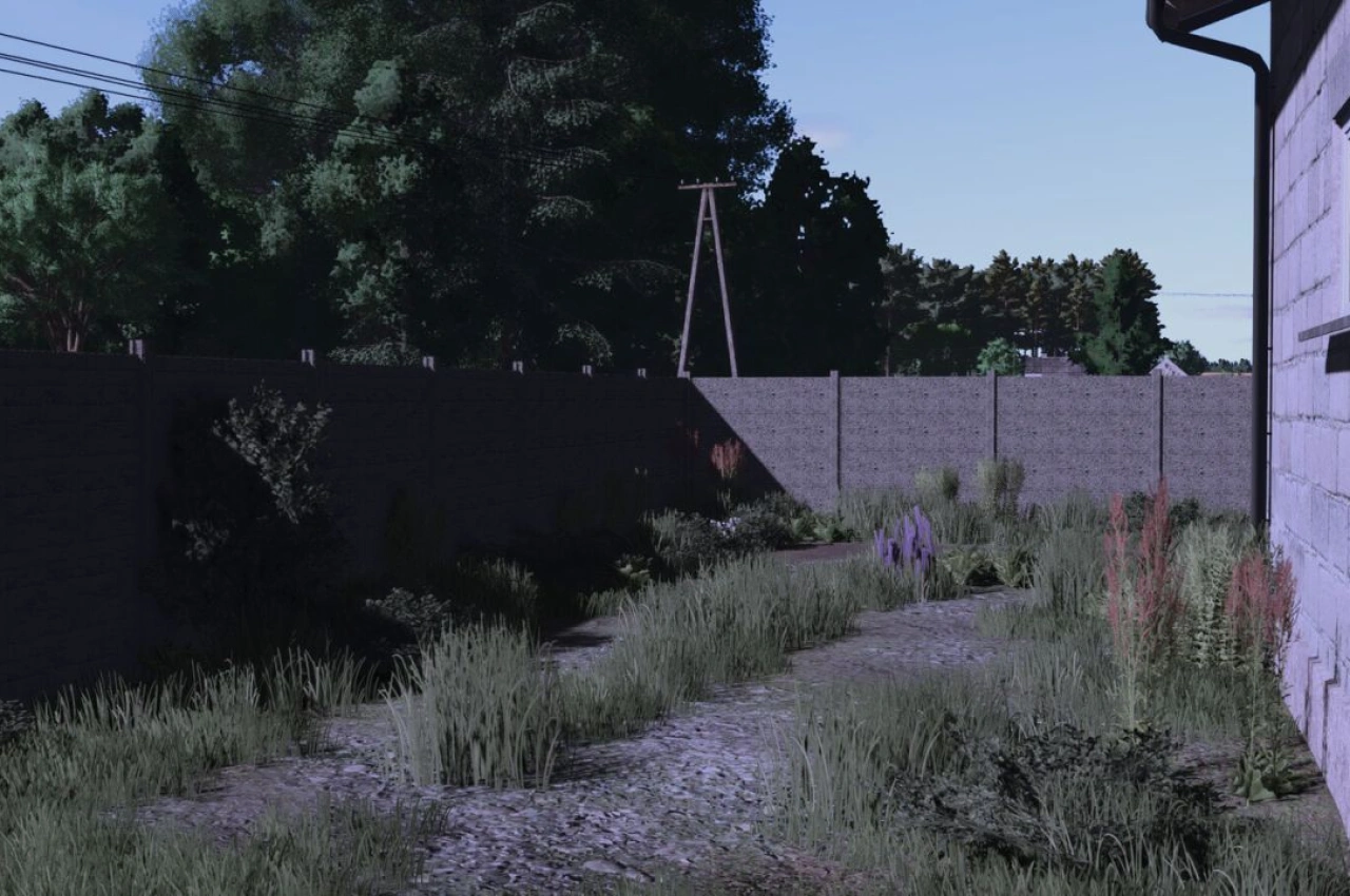 Пакет бетонних огорож для Farming Simulator 25