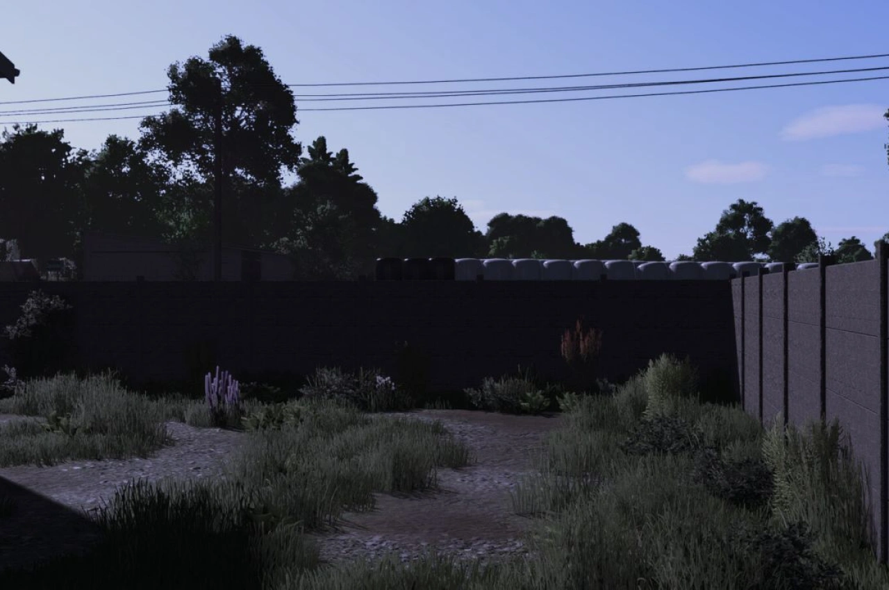 Пакет бетонних огорож для Farming Simulator 25