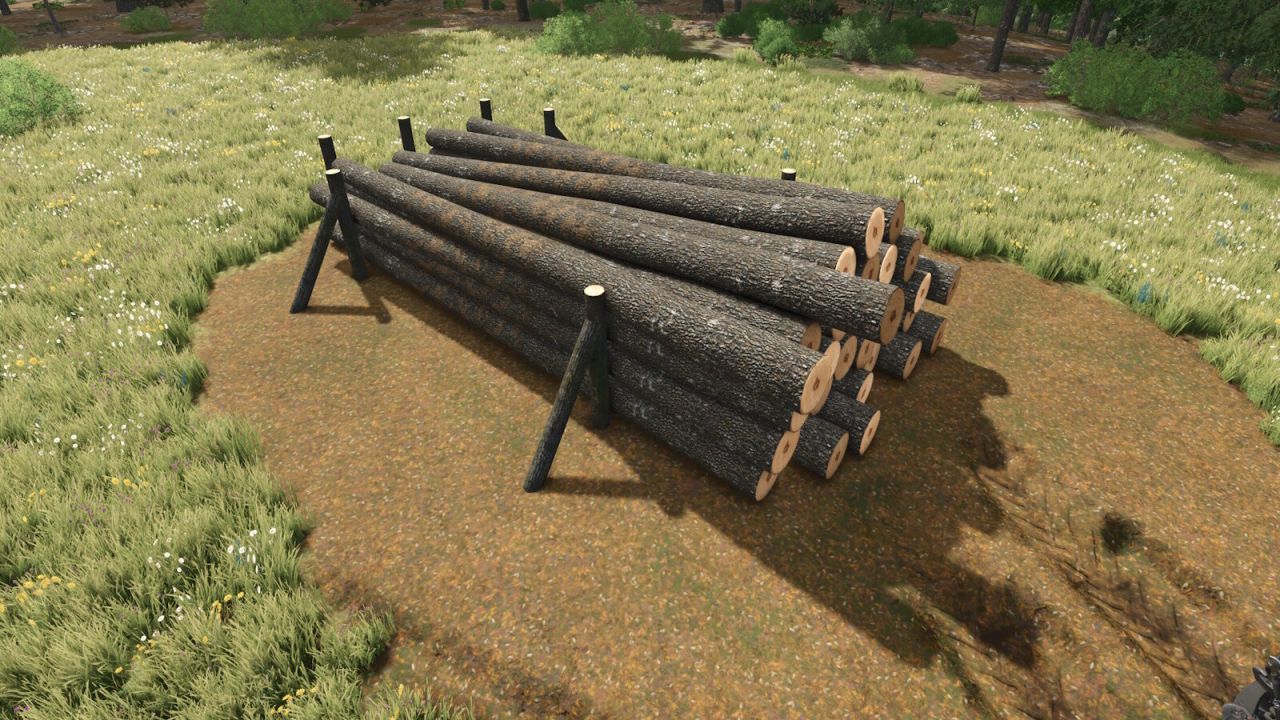 Дерев'яна опора для Farming Simulator 25
