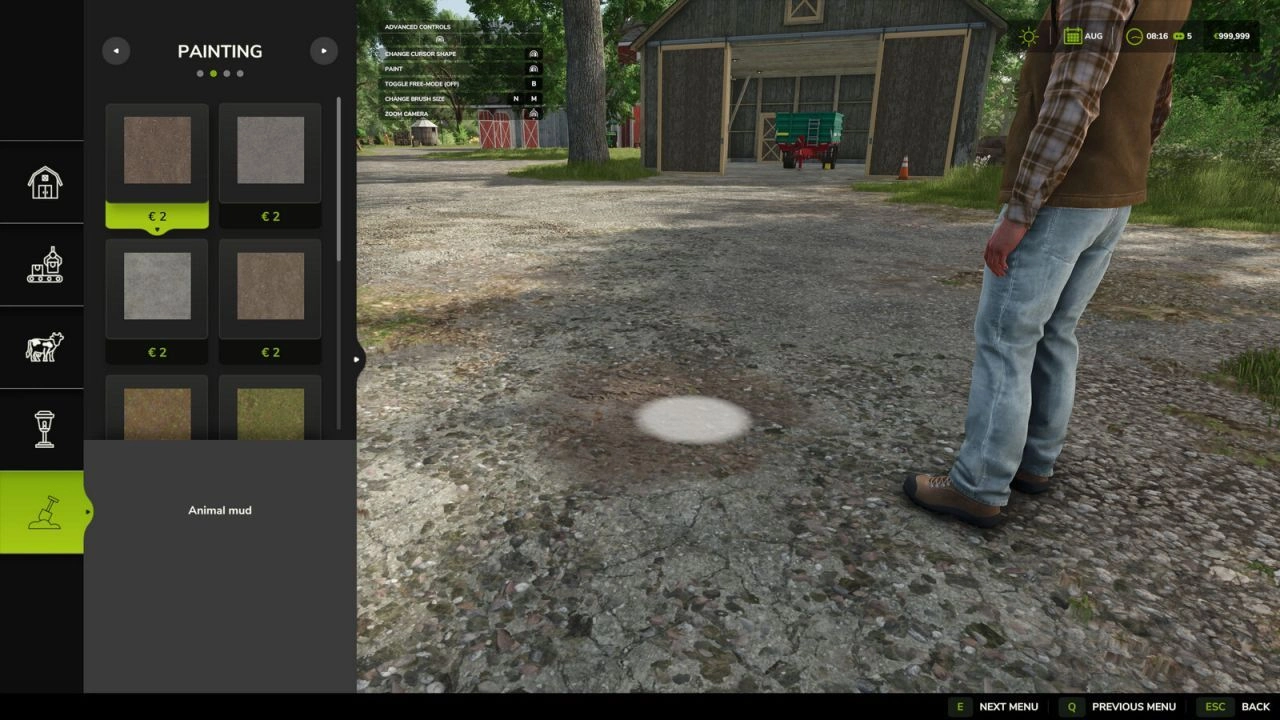 Екран збільшення будівництва для Farming Simulator 25