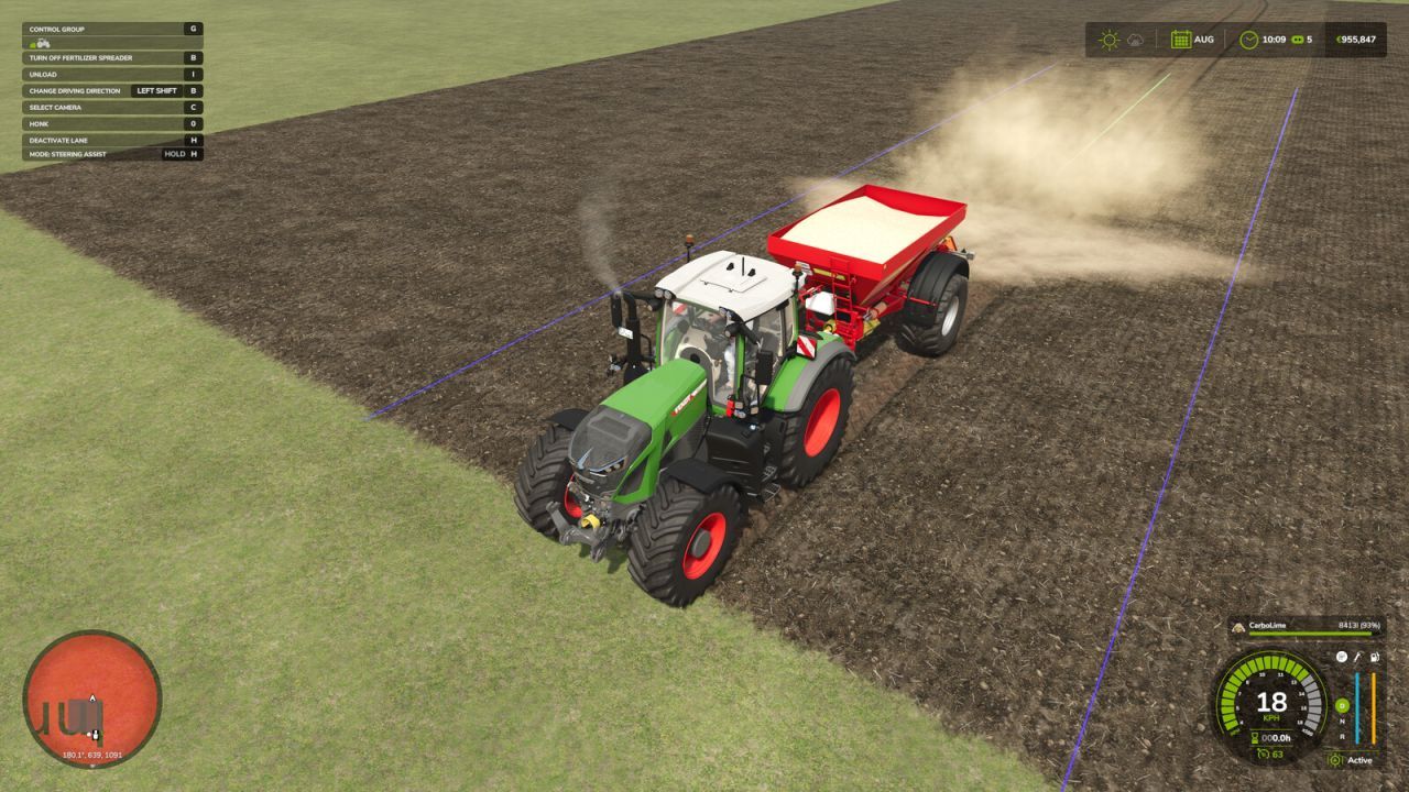 Система розкиду вапна CarboLime для Farming Simulator 25