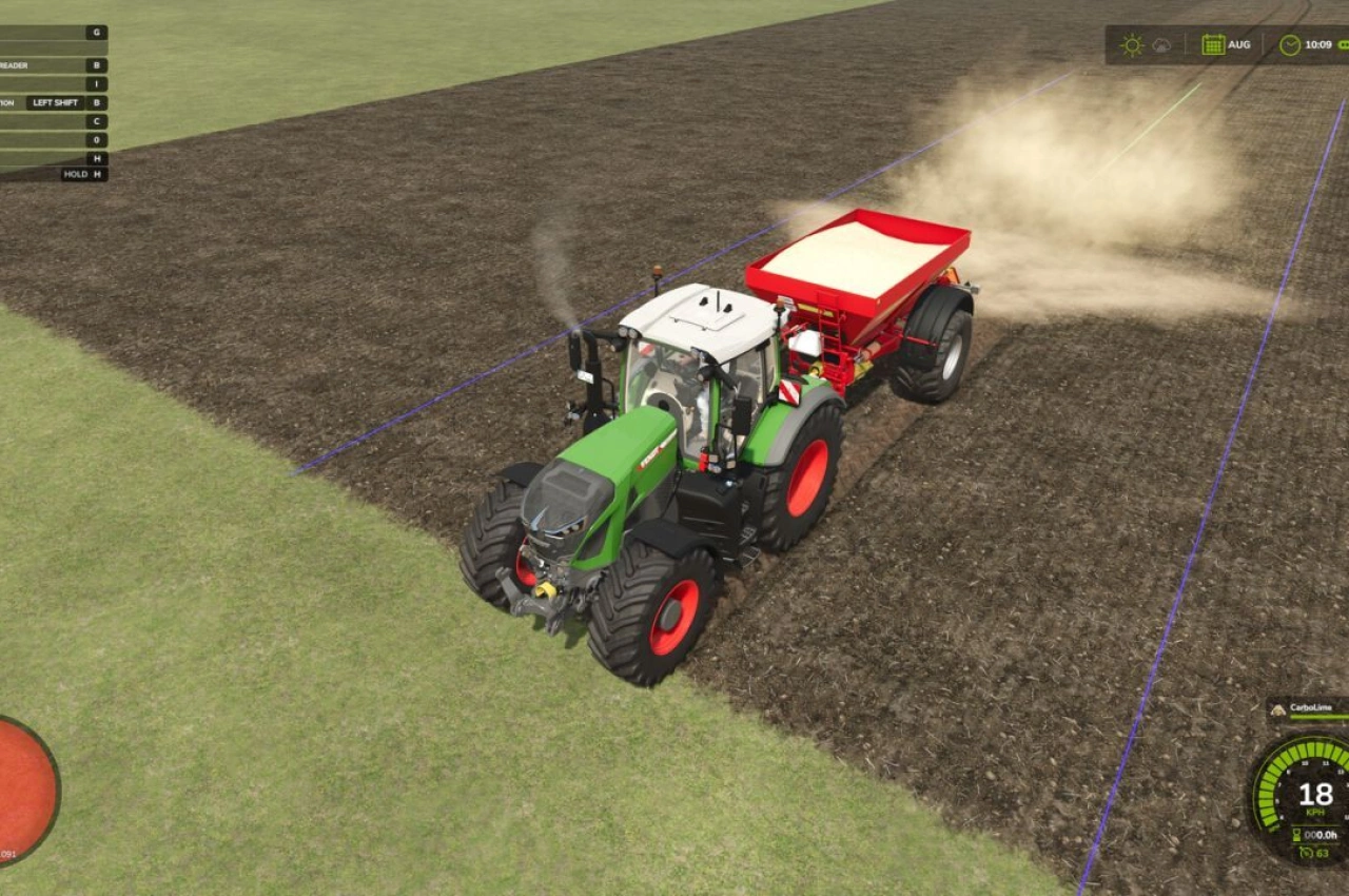 Система розкиду вапна CarboLime для Farming Simulator 25