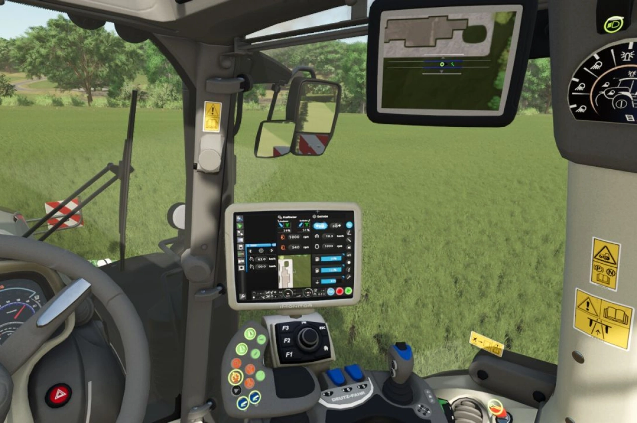 Трактор Deutz Fahr Series 8 TTV для Farming Simulator 25