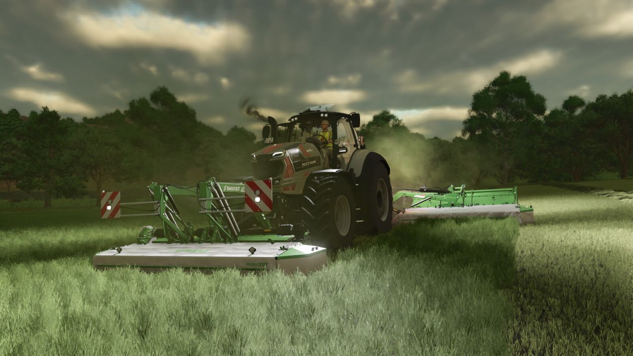 Трактор Deutz Fahr Series 8 TTV для Farming Simulator 25