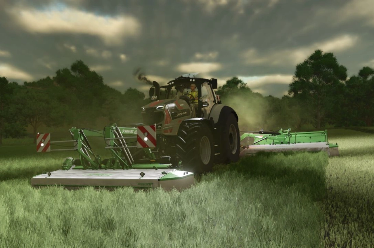 Трактор Deutz Fahr Series 8 TTV для Farming Simulator 25