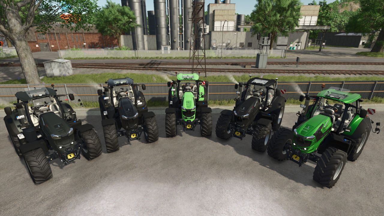 Трактор Deutz Fahr Series 8 TTV для Farming Simulator 25