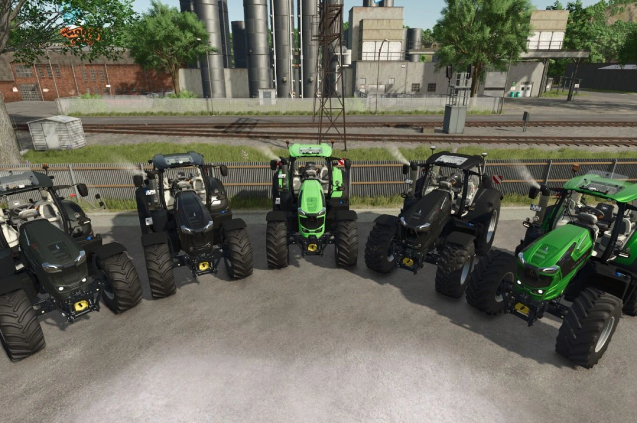 Трактор Deutz Fahr Series 8 TTV для Farming Simulator 25