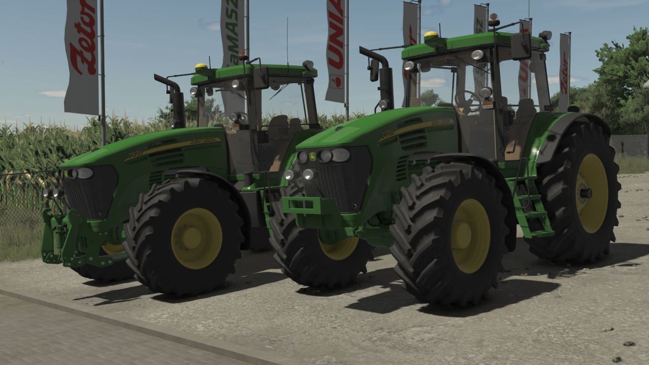 Потужний Трактор John Deere 7020 Series (7720/7820/7920) для Farming Simulator 25