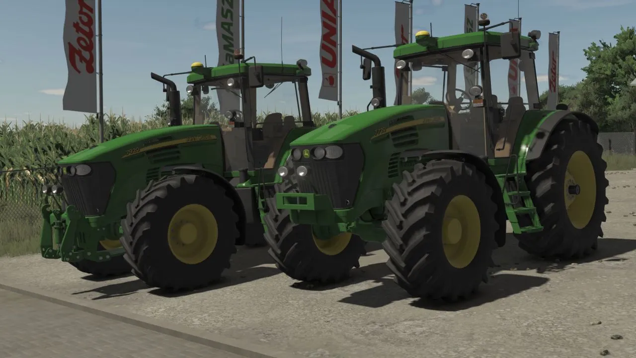 Потужний Трактор John Deere 7020 Series (7720/7820/7920) для Farming Simulator 25