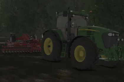 Потужний Трактор John Deere 7020 Series (7720/7820/7920) для Farming Simulator 25 — 3
