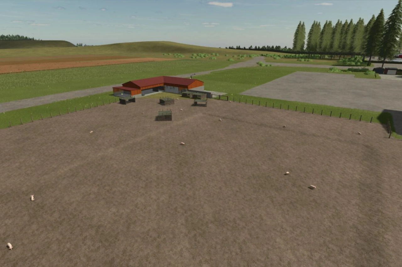 Свинарник для Farming Simulator 25