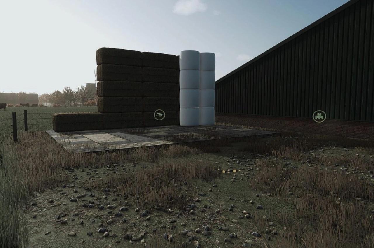 Склад для тюків для Farming Simulator 25