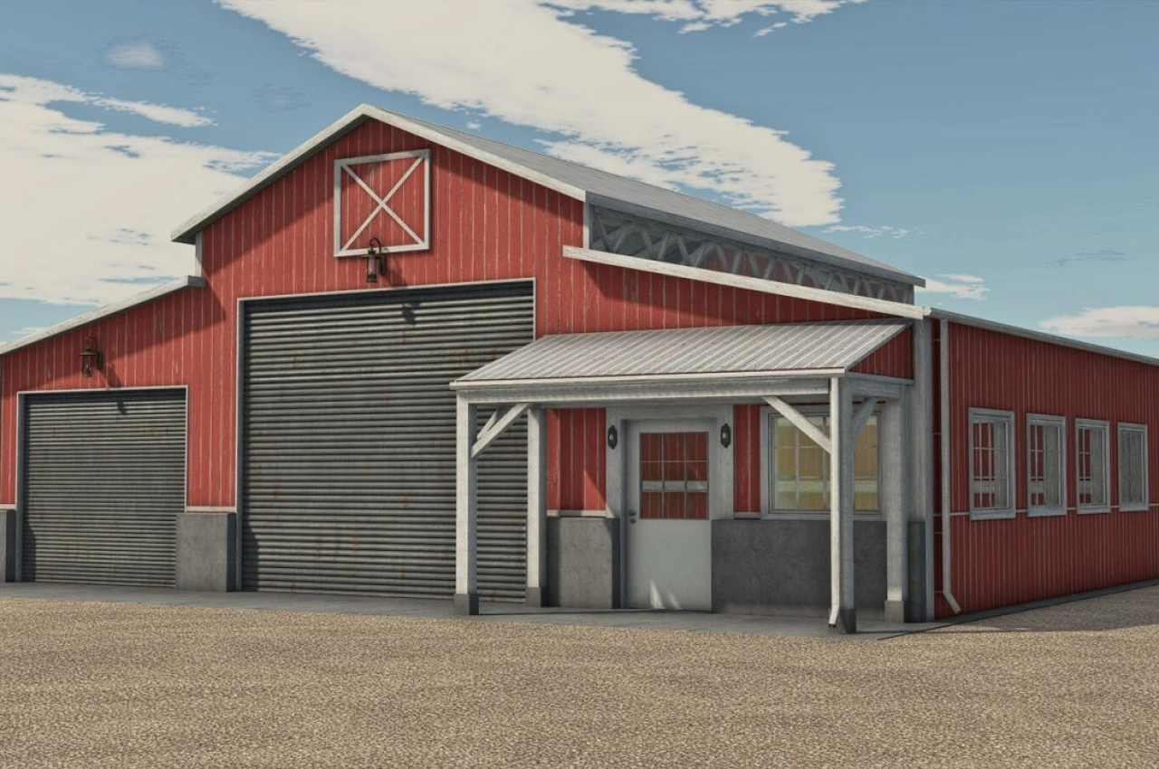 Гараж Basic для Farming Simulator 25