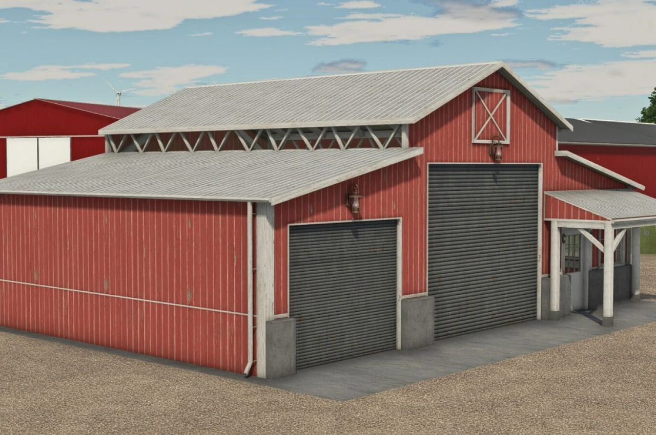 Гараж Basic для Farming Simulator 25