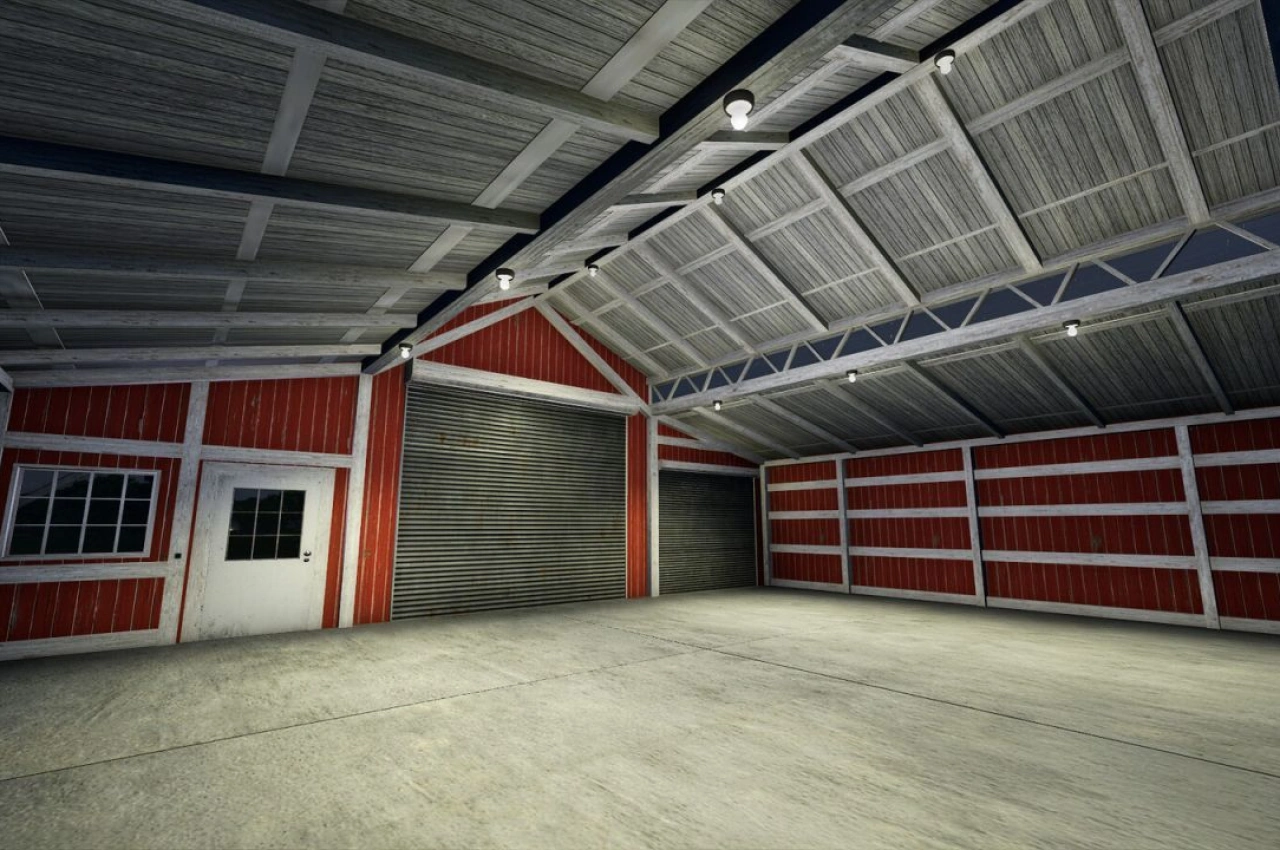 Гараж Basic для Farming Simulator 25