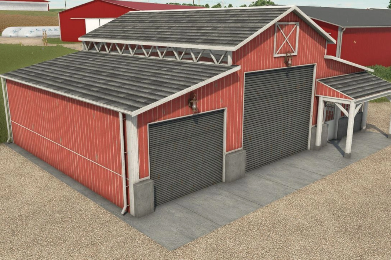 Гараж Basic для Farming Simulator 25