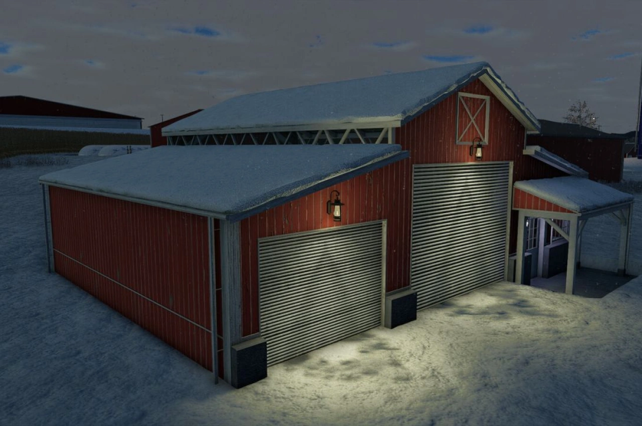 Гараж Basic для Farming Simulator 25