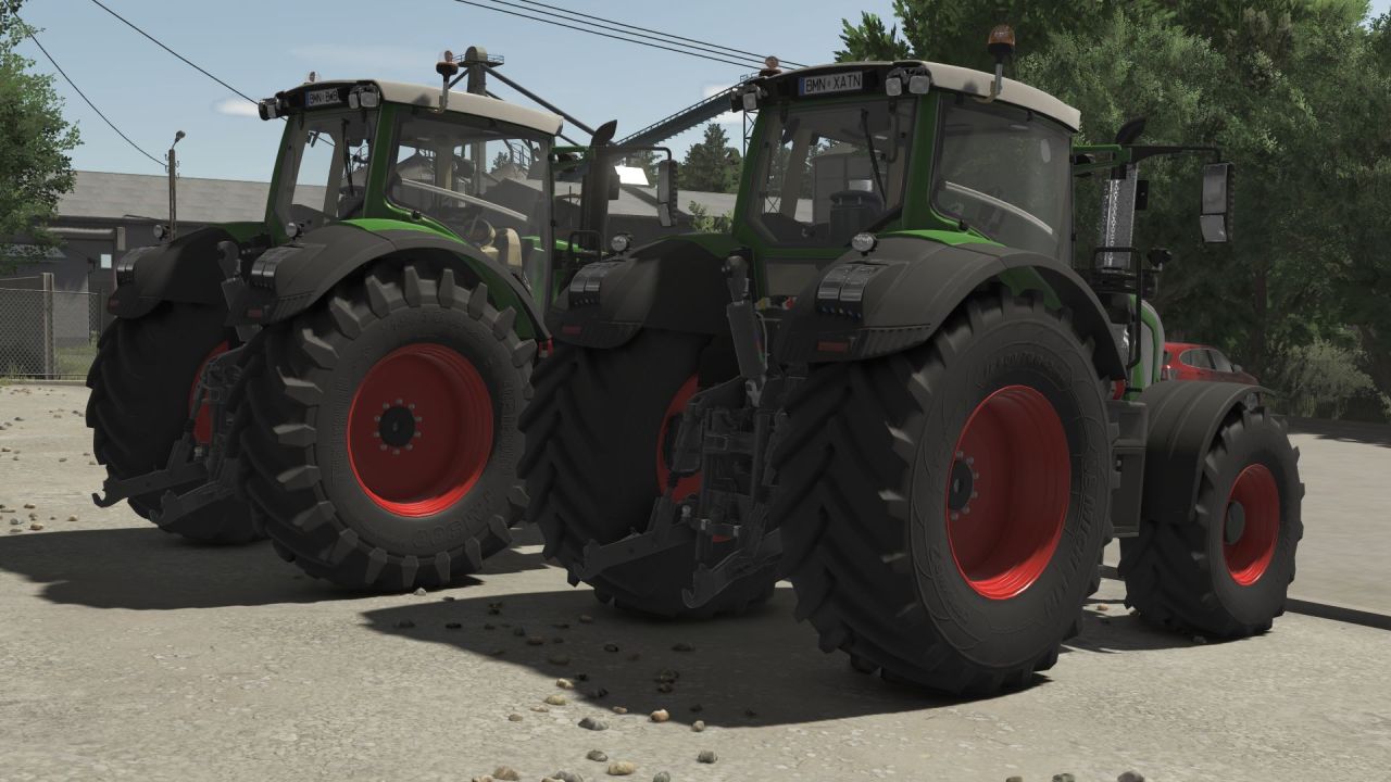 Effizienter Traktor Fendt 800 Vario S4 — Geschwindigkeit 63 km/h und 4 Modelle für FS25