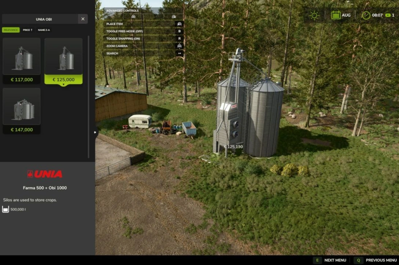 Скрипт Construction Search для Farming Simulator 25