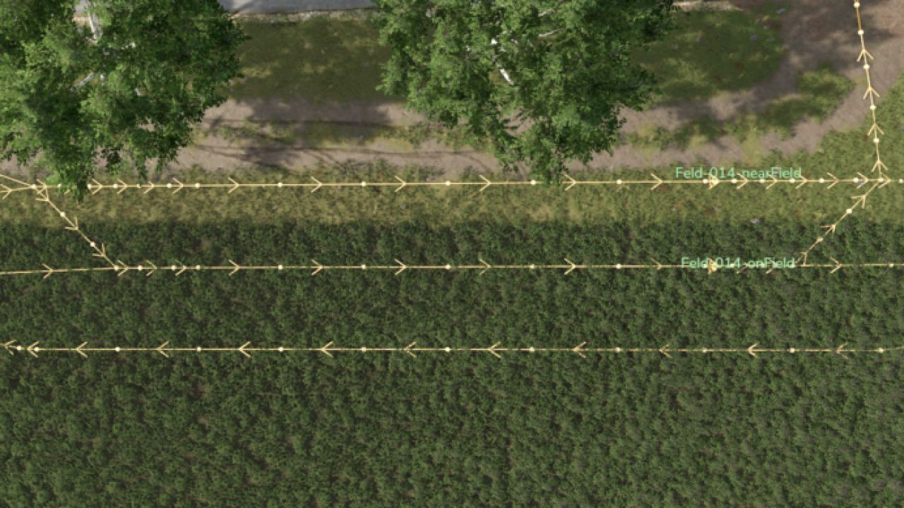 Точка поля AutoDrive для Farming Simulator 25